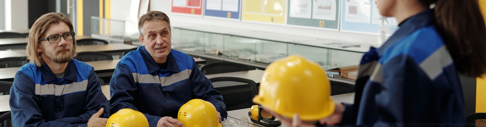 Gruppenschulung zur Arbeitssicherheit